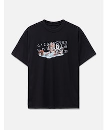 MM6 MAISON MARGIELA ロゴ切替bear ベアTシャツメゾンマルジェラ MM6 MAISON MARGIELA ロゴ切替bear ベアTシャツメゾンマルジェラ
