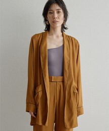 Whim Gazette | 【長谷川京子さんコラボ】ガウン(ノーカラージャケット)