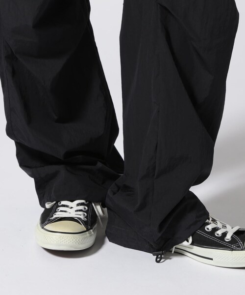 Jieda ジエダ ナイロン パラシュートパンツ ブラック B'2nd（ビーセカンド）の「JieDa（ジエダ)PARACHUTE PANTS