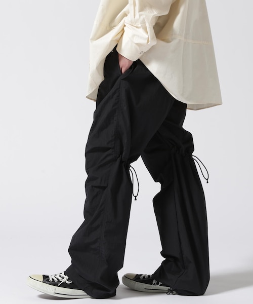 Jieda ジエダ ナイロン パラシュートパンツ ブラック B'2nd（ビーセカンド）の「JieDa（ジエダ)PARACHUTE PANTS