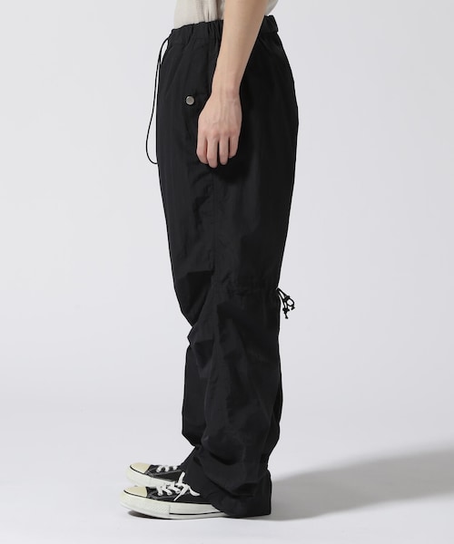 Jieda ジエダ ナイロン パラシュートパンツ ブラック B'2nd（ビーセカンド）の「JieDa（ジエダ)PARACHUTE PANTS