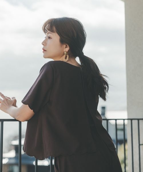 GLOBAL WORK（グローバルワーク）の「高山直子さんコラボ/リネンコン