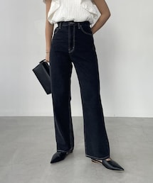 CAPRICIEUX LE'MAGE | 13ozハイウエストストレートデニム(デニムパンツ)
