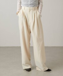 Lui's | 【身長別比較動画あり】タックワイドパンツ(パンツ)