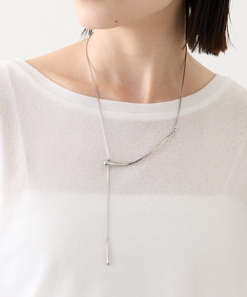 mystic（ミスティック）の「[Eau]モチーフスライドネックレス（ネックレス・レディース・ゴールド/シルバー・ONE）」の2枚目の写真