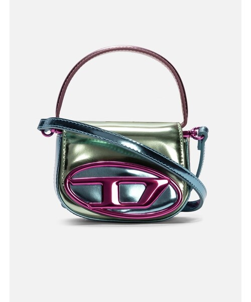 DIESEL(ディーゼル)の「1DR XS BAG(その他・レディース・Color-blocked in electric hues/Green/ Pink)」の4枚目の写真
