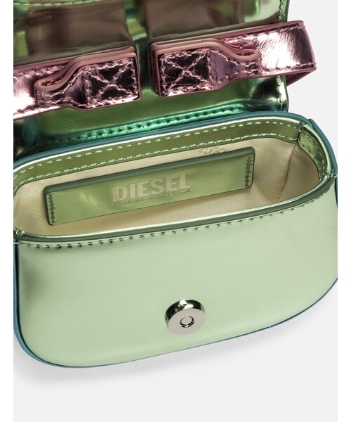 DIESEL(ディーゼル)の「1DR XS BAG(その他・レディース・Color-blocked in electric hues/Green/ Pink)」の5枚目の写真