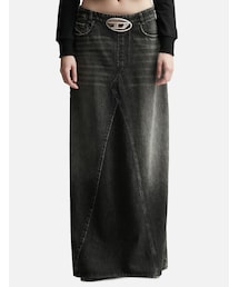 DIESEL | De-pago-S3 Long Denim Skirt