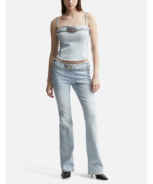 DIESEL(ディーゼル)の「Bootcut And Flare Jeans D-Ebbybelt 0jgaa(その他・レディース・Light Blue・26/27/28/30)」の4枚目の写真