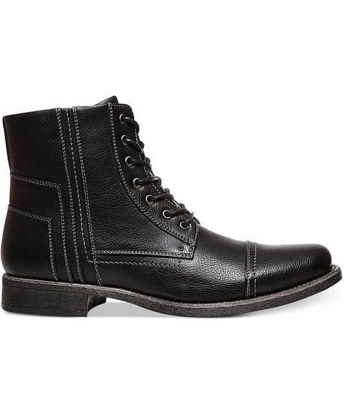 STEVE MADDEN(スティーブマデン)の「Madden Tryon Cap-Toe Boots(ブーツ・メンズ・Black・11M)」の2枚目の写真