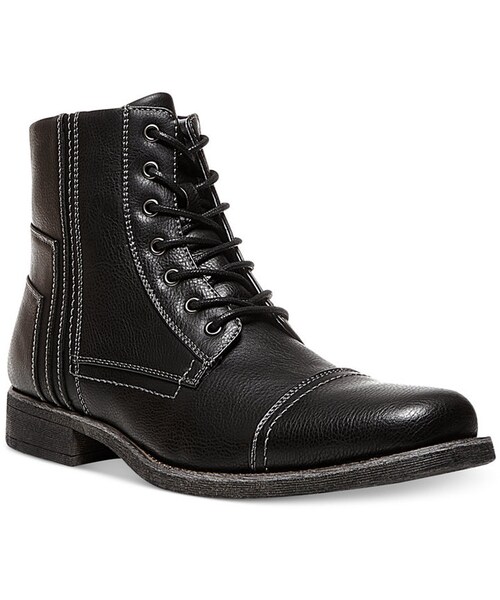 STEVE MADDEN(スティーブマデン)の「Madden Tryon Cap-Toe Boots(ブーツ・メンズ・Black・11M)」の1枚目の写真
