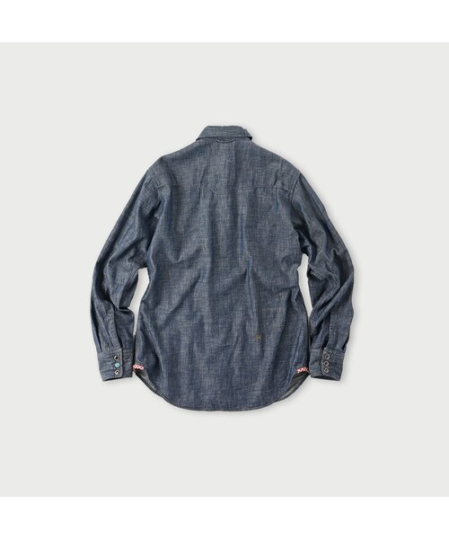 45r ダンガリーデニムの908ピンタックシャツ（インディゴ 濃）新品 45r ダンガリーデニムの908ピンタックシャツ（インディゴ 濃）新品