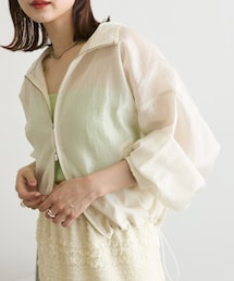 mystic（ミスティック）の「【3色展開】シアーブルゾン（）」 - WEAR