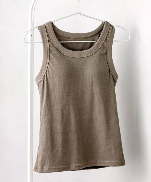 3coins（3coins）の「2wayアメスリタンクトップ（タンクトップ・レディース・ホワイト/その他/ライトグレー/ブラック・FREE）」の4枚目の写真