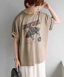 PUAL CE CIN | ヴィンテージライクSpace TravelT(Tシャツ/カットソー)