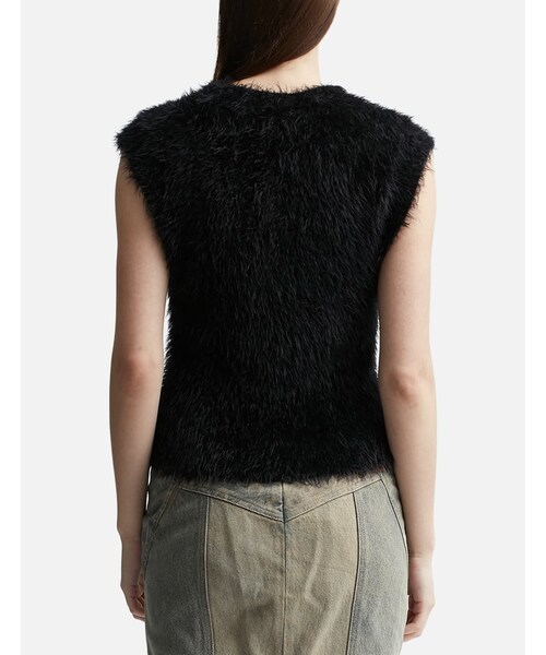 MARINE SERRE（マリーン・セル）の「Wild Fluffy Knit Sleeveless