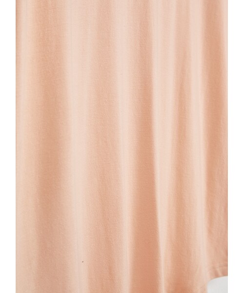 gracegift（グレースギフト）の「韓國百搭素色大圓領柔感棉T（トップス・レディース・白/粉橘/灰・F）」の9枚目の写真