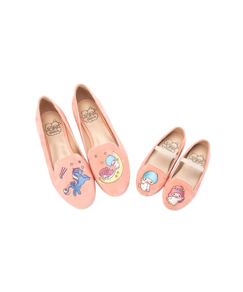 gracegift（グレースギフト）の「雙子星不對稱電繡樂福鞋（その他・レディース・藍/黑/粉/桃/紫・35/36/37/38/39/40/41）」の15枚目の写真