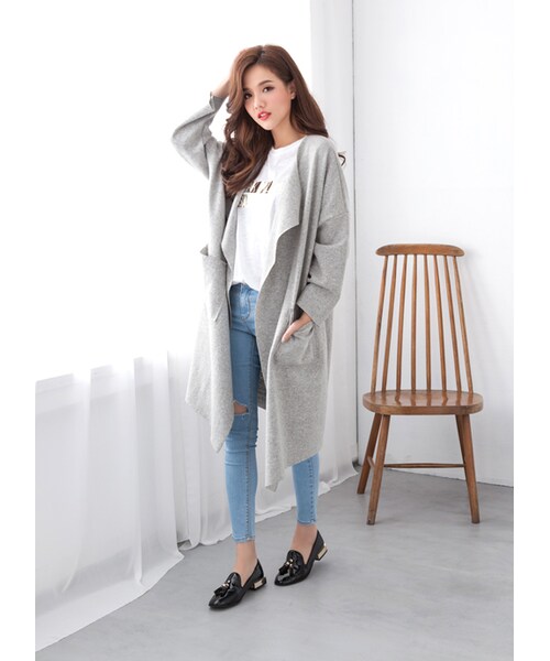 gracegift(グレースギフト)の「韓國微方頭漆皮流蘇樂福鞋(シューズ・レディース・黑/粉・35/36/37/38/39/40)」の5枚目の写真