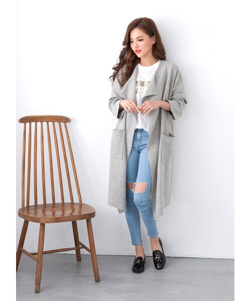 gracegift(グレースギフト)の「韓國微方頭漆皮流蘇樂福鞋(シューズ・レディース・黑/粉・35/36/37/38/39/40)」の6枚目の写真