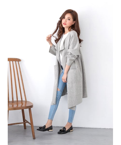 gracegift(グレースギフト)の「韓國微方頭漆皮流蘇樂福鞋(シューズ・レディース・黑/粉・35/36/37/38/39/40)」の7枚目の写真