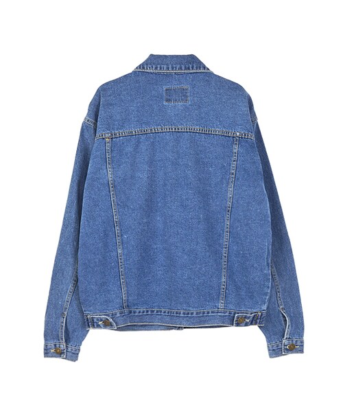 gracegift（グレースギフト）の「韓國個性小妞牛仔外套（ジャケット/アウター・レディース・深藍・F）」の2枚目の写真