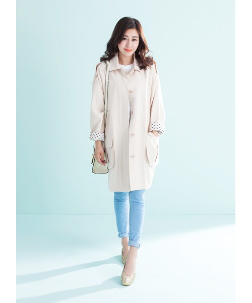 gracegift（グレースギフト）の「韓國經典質感開釦小提包（バッグ・レディース・白/黑/粉・F）」の4枚目の写真