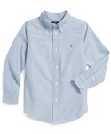 Ralph Lauren | Ralph Lauren Oxford Button Down Sport Shirt (Little Boys)(襯衫)