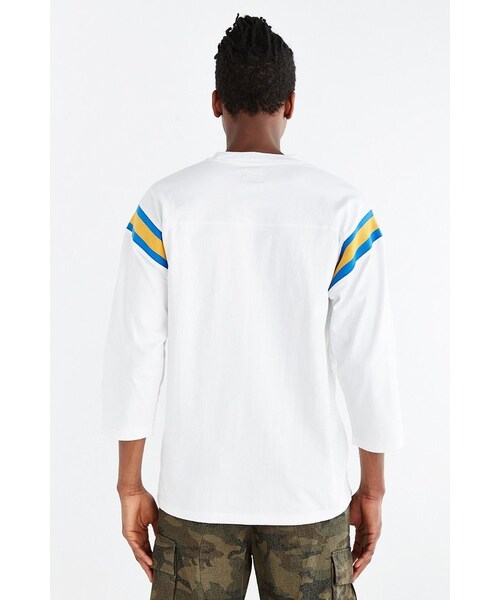 STUSSY（ステューシー）の「Stussy Classic Football Jersey Tee（Tシャツ/カットソー・メンズ・WHITE・L/XL/M/S）」の3枚目の写真