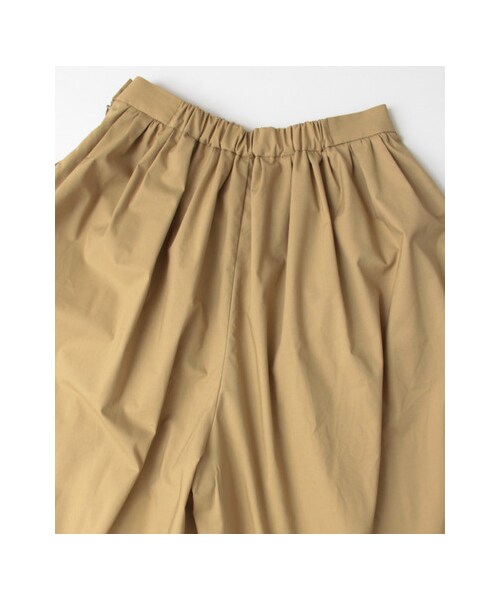 URBAN RESEARCH（アーバンリサーチ）の「T/Cワイドキュロットパンツ（パンツ・レディース・BEIGE/NAVY・FREE）」の14枚目の写真