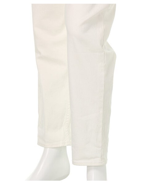 SPIRALGIRL（スパイラルガール）の「デニムタックパンツ（パンツ・レディース・オフホワイト系・1）」の6枚目の写真