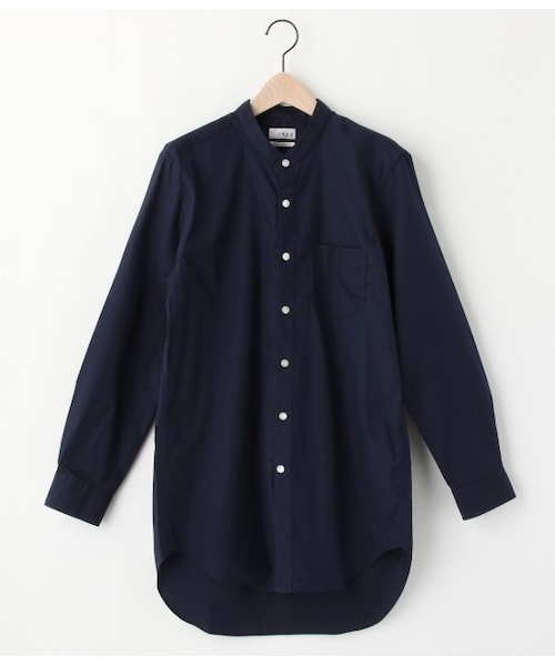 JUNRED（ジュンレッド）の「ブロードロングシャツ（ブラウス/シャツ・メンズ・グレー/ホワイト/ネイビー・0/1）」の3枚目の写真