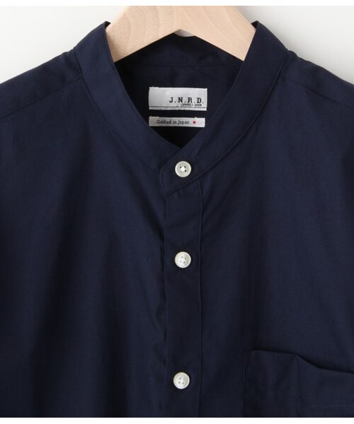 JUNRED（ジュンレッド）の「ブロードロングシャツ（ブラウス/シャツ・メンズ・グレー/ホワイト/ネイビー・0/1）」の6枚目の写真