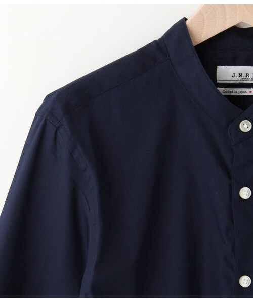 JUNRED（ジュンレッド）の「ブロードロングシャツ（ブラウス/シャツ・メンズ・グレー/ホワイト/ネイビー・0/1）」の7枚目の写真