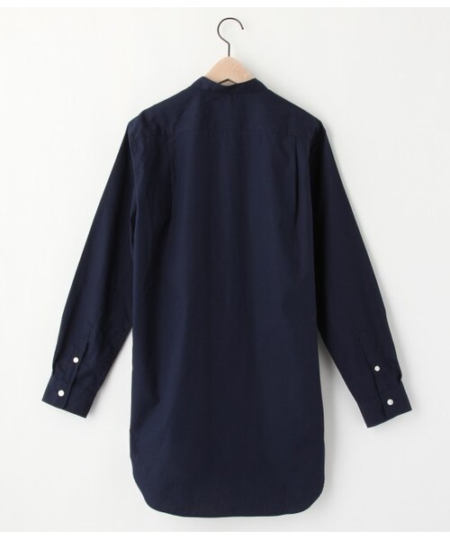 JUNRED（ジュンレッド）の「ブロードロングシャツ（ブラウス/シャツ・メンズ・グレー/ホワイト/ネイビー・0/1）」の5枚目の写真