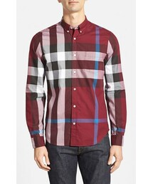 BURBERRY | Burberry Brit 'Fred' Trim Fit Check Sport Shirt(シャツ/ブラウス)
