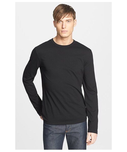 JAMES PERSE(ジェームスパース)の「James Perse Long Sleeve Crewneck T-Shirt(Tシャツ/カットソー・メンズ・Deep Blue/Railing/White/Black・Regular 4(xl)/Regular 5(xxl)/Regular 0(xs)/Regular 3(l)/Regular 1(s)/Regular 2(m))」の4枚目の写真