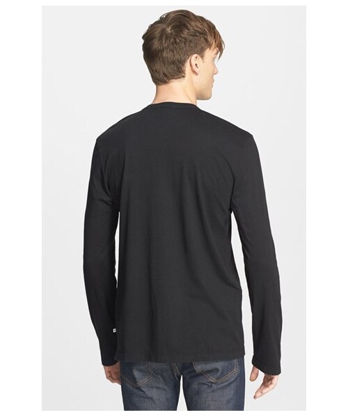 JAMES PERSE(ジェームスパース)の「James Perse Long Sleeve Crewneck T-Shirt(Tシャツ/カットソー・メンズ・Deep Blue/Railing/White/Black・Regular 4(xl)/Regular 5(xxl)/Regular 0(xs)/Regular 3(l)/Regular 1(s)/Regular 2(m))」の2枚目の写真