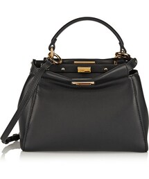 【FENDI】Peekaboo Mini デニム調レザー ショルダーバッグ Fendi Denim Peekaboo Mini - Luxe Bag Rental