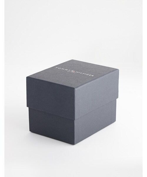 TOMMY HILFIGER（トミーヒルフィガー）の「Tommy Hilfiger Charlie Black Leather Strap Watch 1791060（アナログ腕時計・メンズ・black）」の4枚目の写真