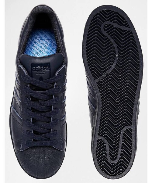 adidas(アディダス)の「Adidas Originals x Pharrell Williams Supercolour Superstar Trainers S83393(スニーカー・メンズ・blue・US 8.5/US 13.5/US 7.5/US 6.5/US 10/US 10.5/US 11/US 11.5/US 12.5/US 9.5/US 8)」の3枚目の写真