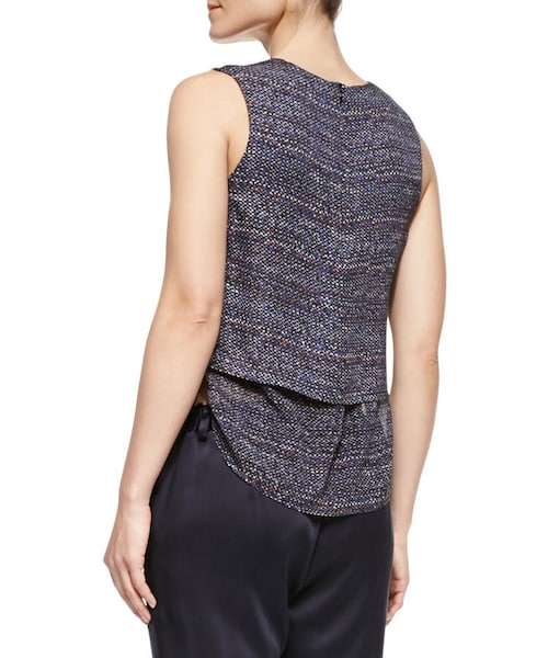 theory（セオリー）の「Theory Multi Tweed-Print Hodal C Silk Top