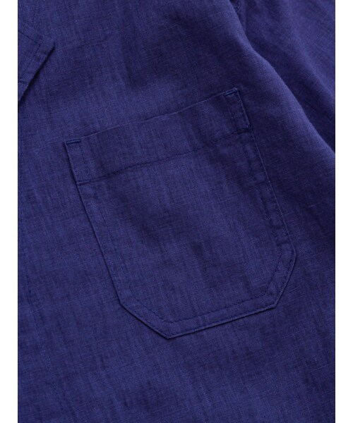 w closet（ダブルクローゼット）の「コットン×リネンショップコート（ジャケット/アウター・レディース・オフホワイト/グレー/ネイビー・FREE）」の8枚目の写真