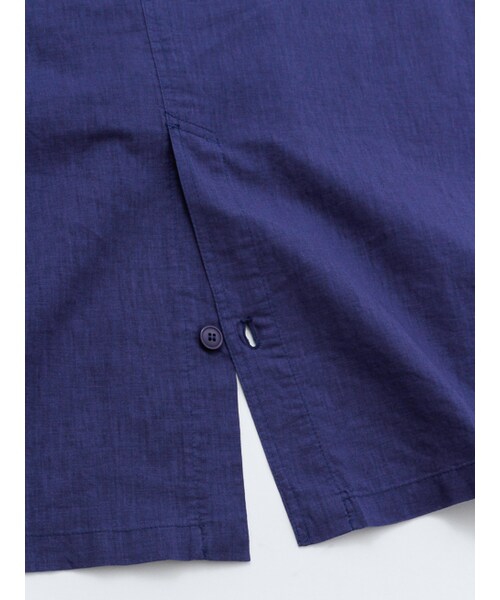 w closet（ダブルクローゼット）の「コットン×リネンショップコート（ジャケット/アウター・レディース・オフホワイト/グレー/ネイビー・FREE）」の11枚目の写真