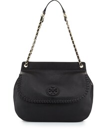 TORY BURCH | Tory Burch Marion Leather Saddle Bag, Black(ショルダーバッグ)