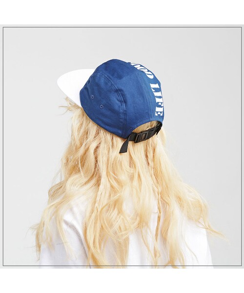 ROMANTIC CROWN（ロマンティッククラウン）の「GOOD LIFE CAMP CAP_BLUE（その他・メンズ・기타）」の4枚目の写真