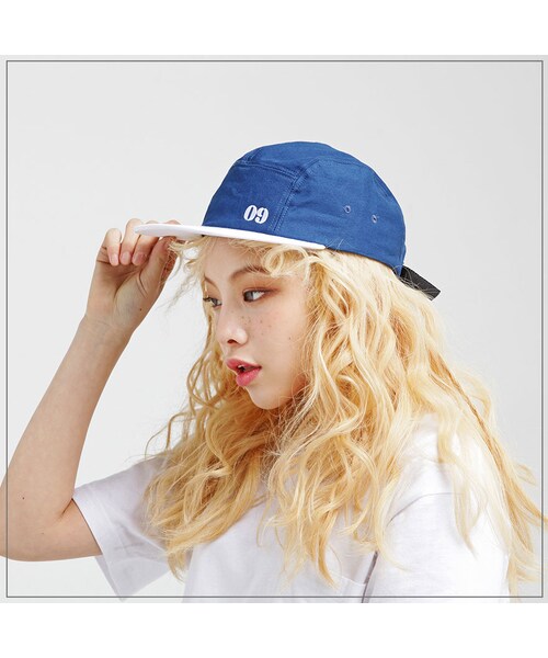 ROMANTIC CROWN（ロマンティッククラウン）の「GOOD LIFE CAMP CAP_BLUE（その他・メンズ・기타）」の2枚目の写真