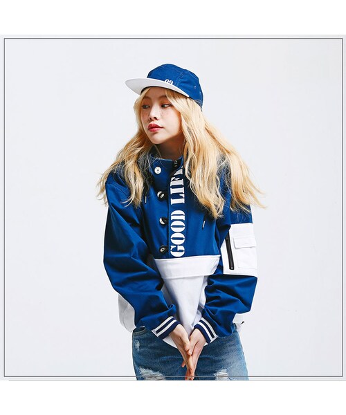 ROMANTIC CROWN（ロマンティッククラウン）の「GOOD LIFE ANORAK_BLUE（その他・メンズ・기타）」の6枚目の写真
