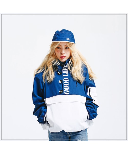 ROMANTIC CROWN（ロマンティッククラウン）の「GOOD LIFE ANORAK_BLUE（その他・メンズ・기타）」の4枚目の写真
