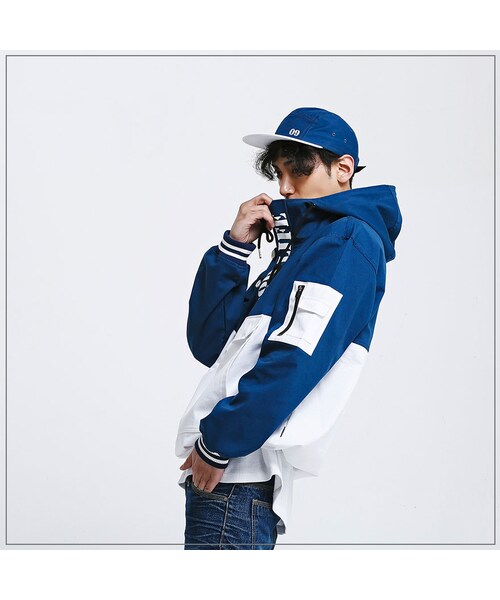 ROMANTIC CROWN（ロマンティッククラウン）の「GOOD LIFE ANORAK_BLUE（その他・メンズ・기타）」の7枚目の写真